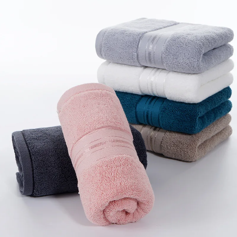 Home Textiles Face Towel - 1pc Face Hair Towel 100% Cotton