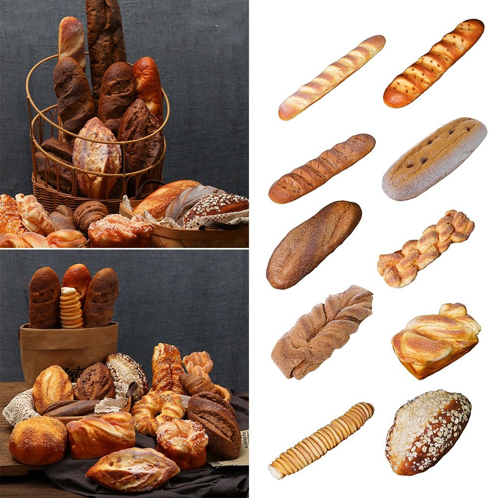Home Textiles France - Artificial Bread Simulation French Baguette Kitchen
