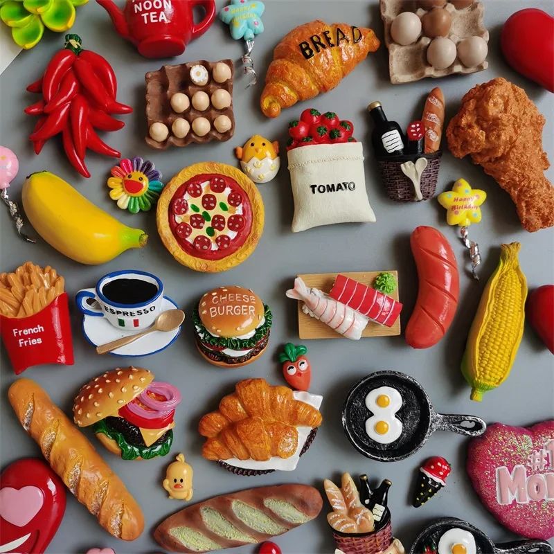 Home Textiles France - Food Fridge Magnets Hot Dog French