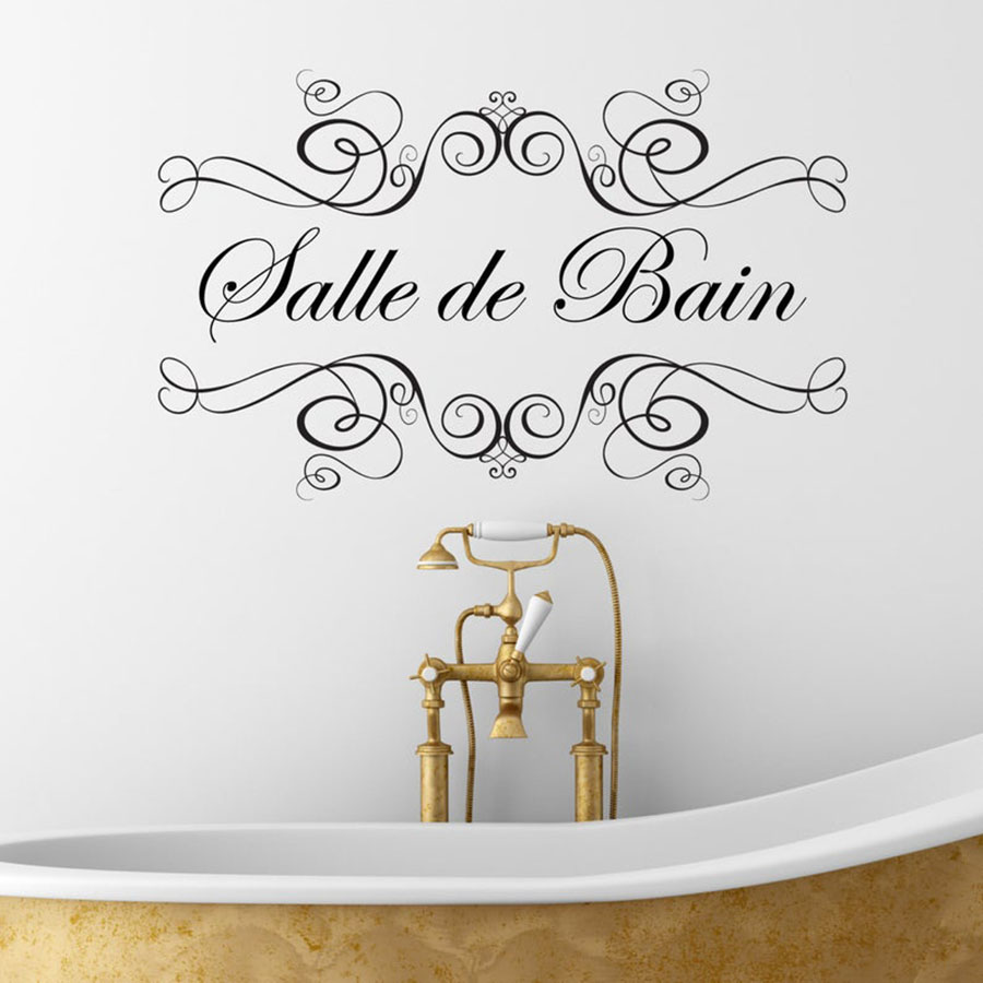 Home Textiles France - Salle De Bain Wall Sticker French