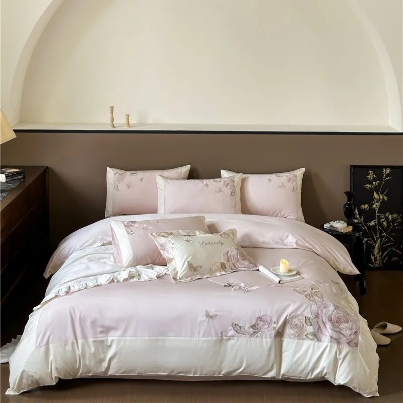 Home Textiles Premium - Premium Egyptian Cotton 4Pcs Bedding Set