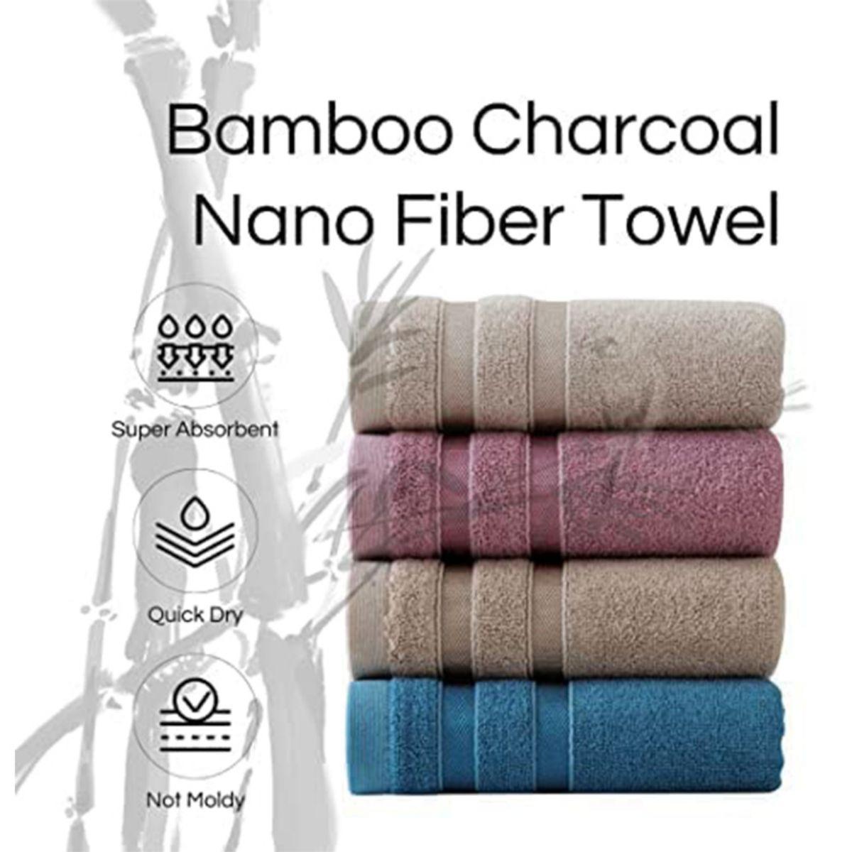 Home Textiles Face Towel - 1 Pcs Luxury Bamboo Cotton Towel