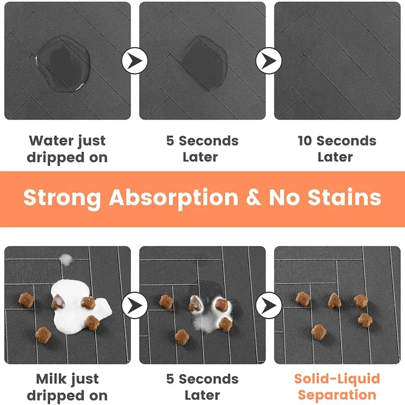 Pet Placemat Dog Food Bowl Mat - Mattress Protector Waterproof ulasan dan harga