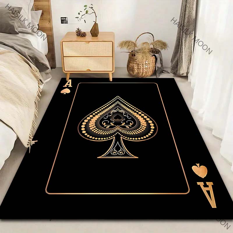 6 Styles Black Playing Card Ac - Home Textiles Luxury ulasan dan harga