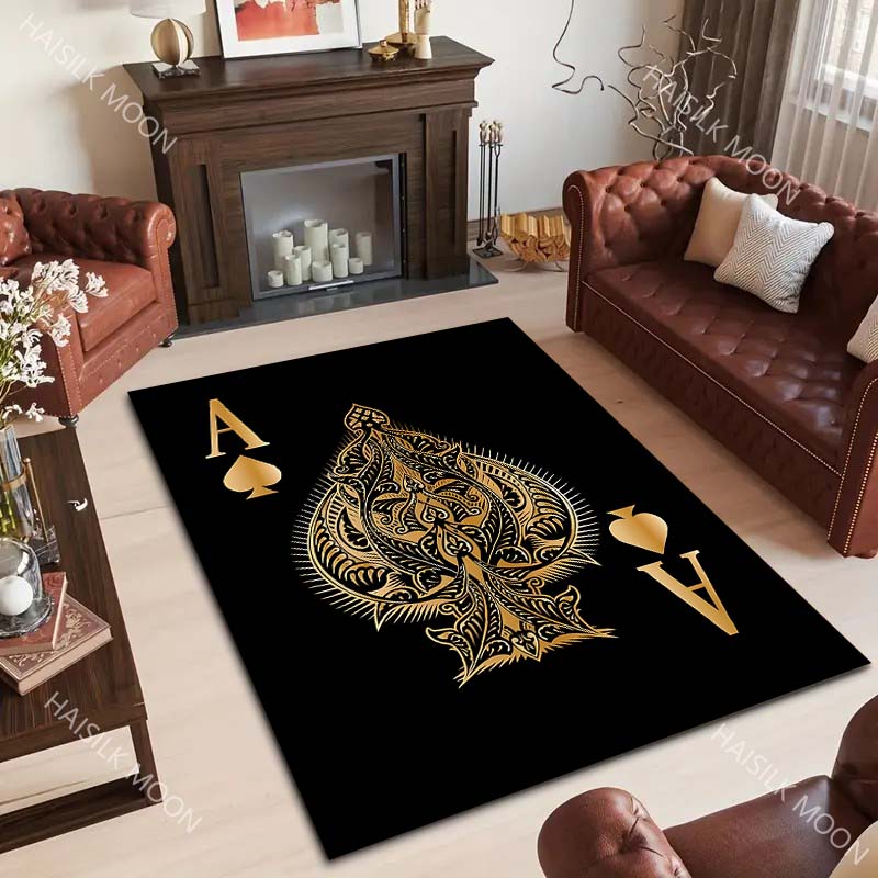 6 Styles Black Playing Card Ac - Home Textiles Luxury ulasan dan harga