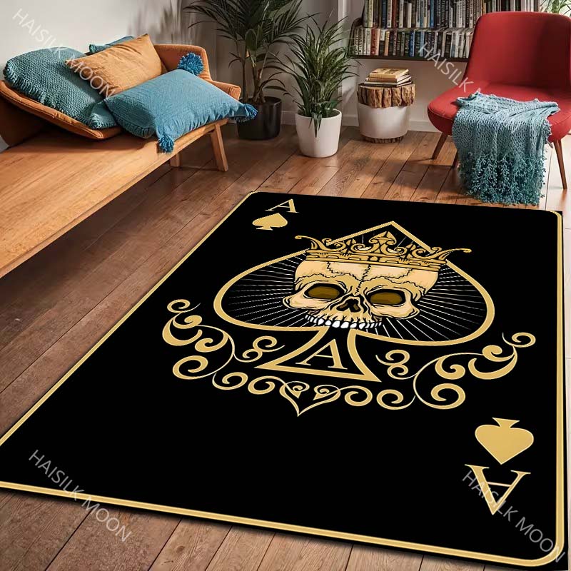 6 Styles Black Playing Card Ac - Home Textiles Luxury ulasan dan harga