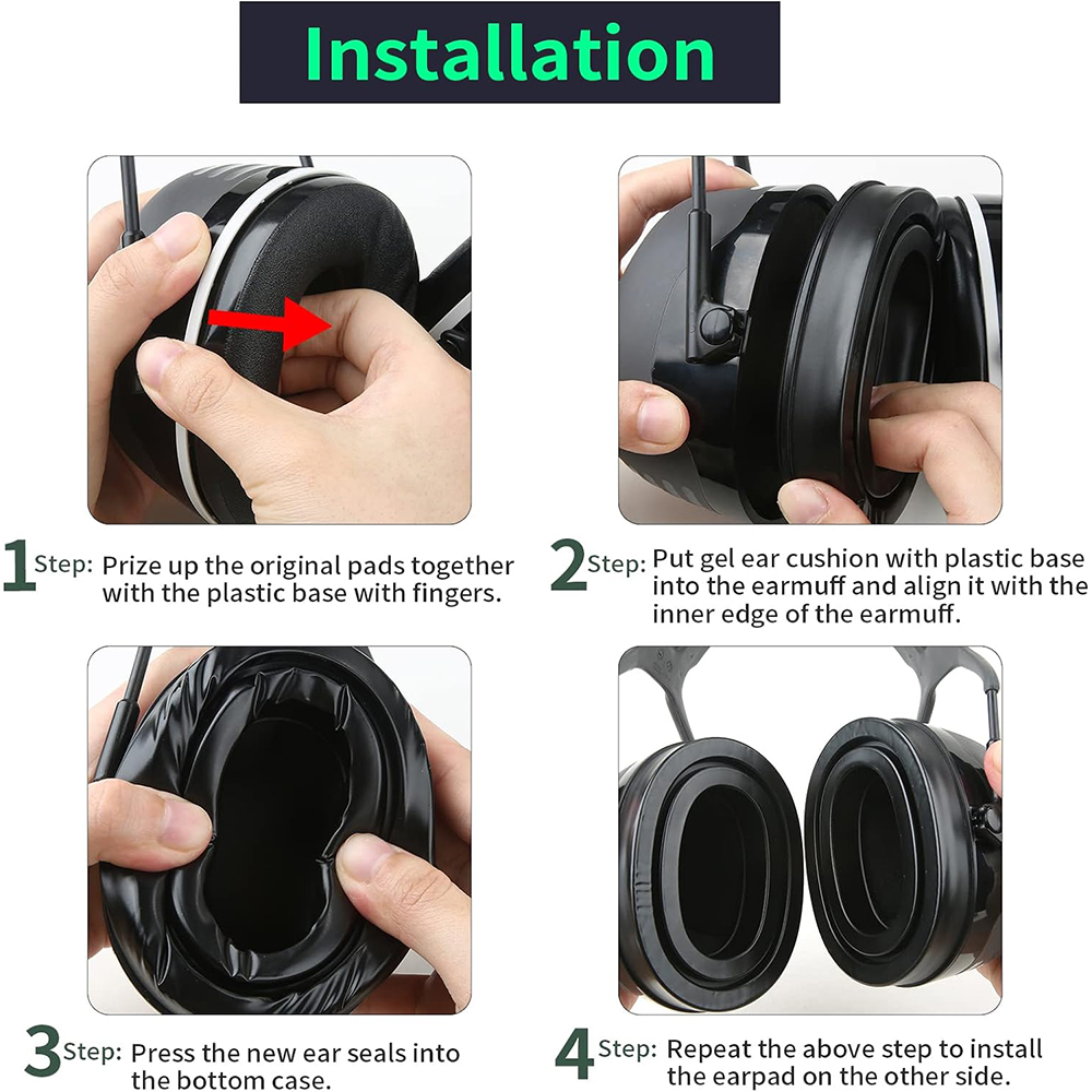 Tactical Headset Earmuffs Gel  - Cooling Pillow Gel ulasan dan harga