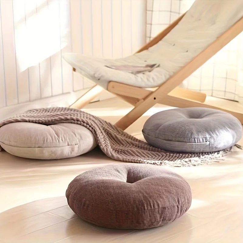 Thick Round Cushion,Soft & Com - Floor Cushion Pouf ulasan dan harga