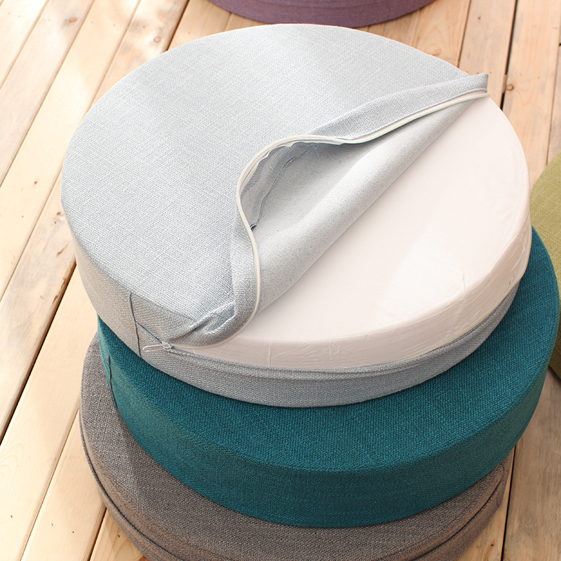 40x6cm Linen Tatami Meditation - Floor Cushion Pouf ulasan dan harga