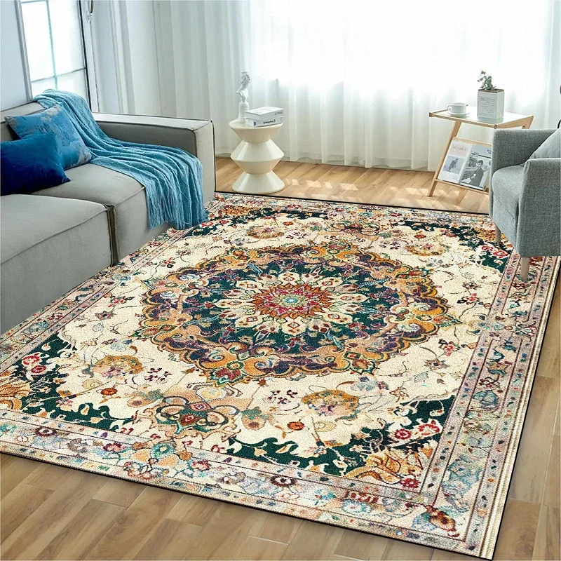 Vintage Persian Style Area Rug - Home Textiles Luxury ulasan dan harga