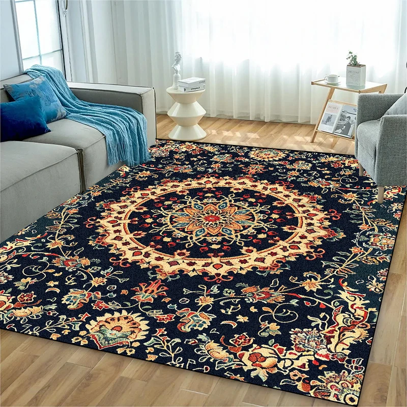 Vintage Persian Style Area Rug - Home Textiles Luxury ulasan dan harga