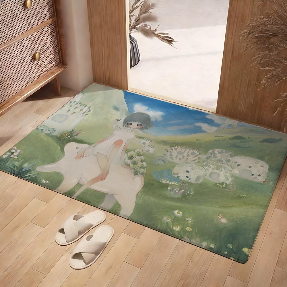Aya T-takano Art Floor Mat Sof - Aya Home Textiles ulasan dan harga