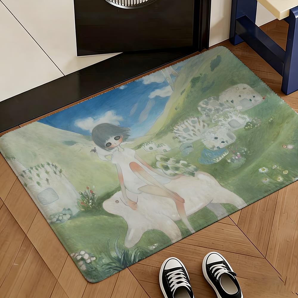 Aya T-takano Art Floor Mat Sof - Aya Home Textiles ulasan dan harga