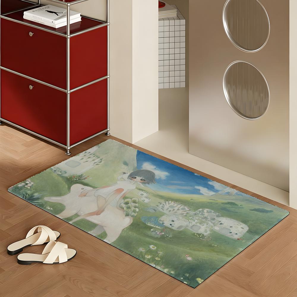 Aya T-takano Art Floor Mat Sof - Aya Home Textiles ulasan dan harga