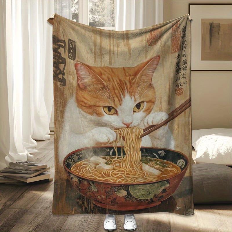 Anime image of a yellow cat Fl - Home Textiles Images ulasan dan harga