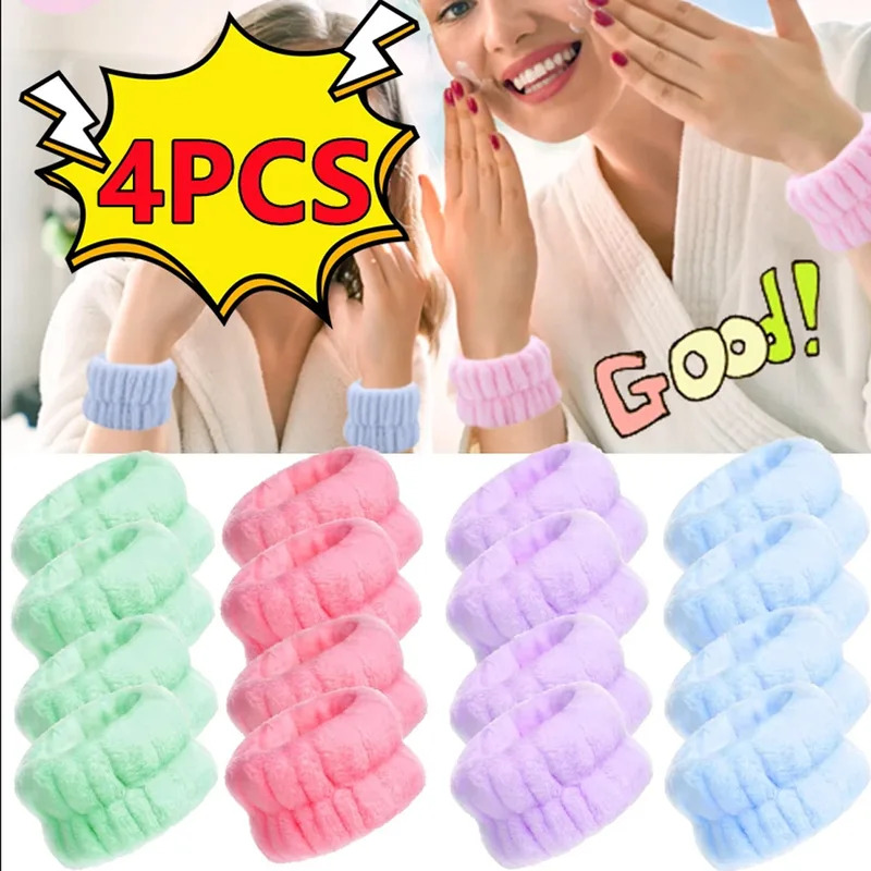 1/4PCS Reusable Wrist Washing  - Home Textiles Face Towel ulasan dan harga