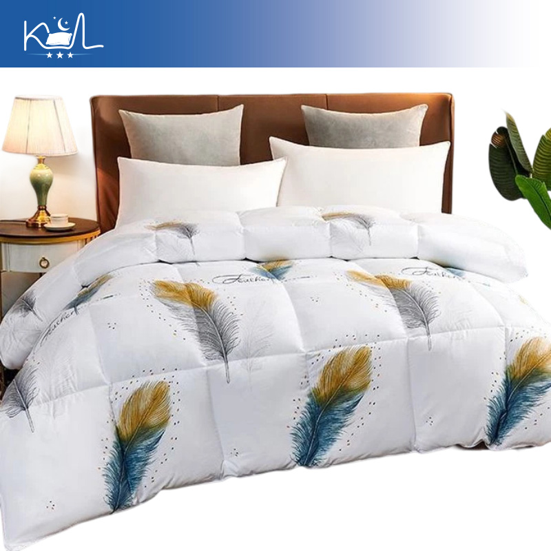 95% White Goose Down Comforter - Duvet Insert White ulasan dan harga