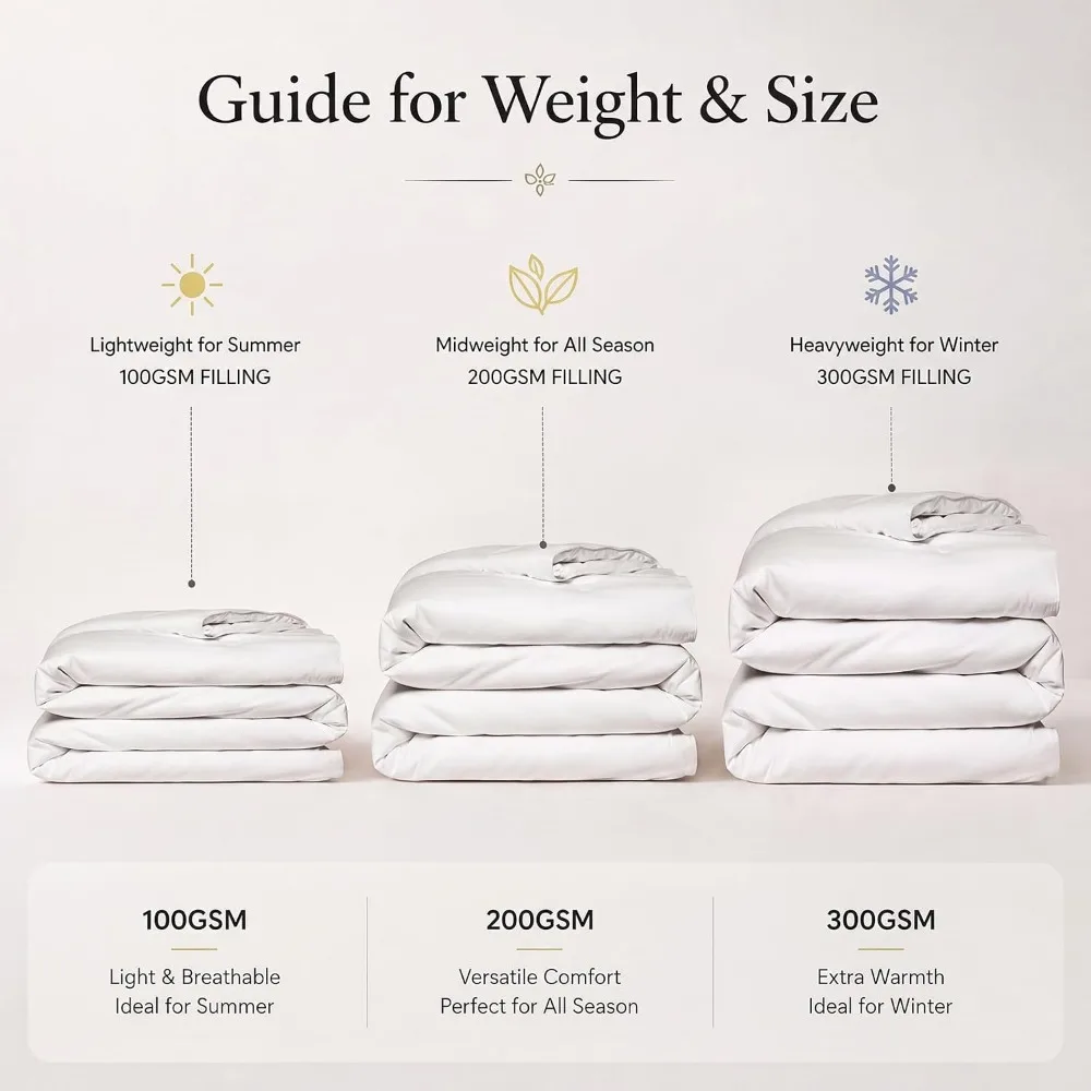 100% Mulberry Silk Duvet Inser - Duvet Insert White ulasan dan harga