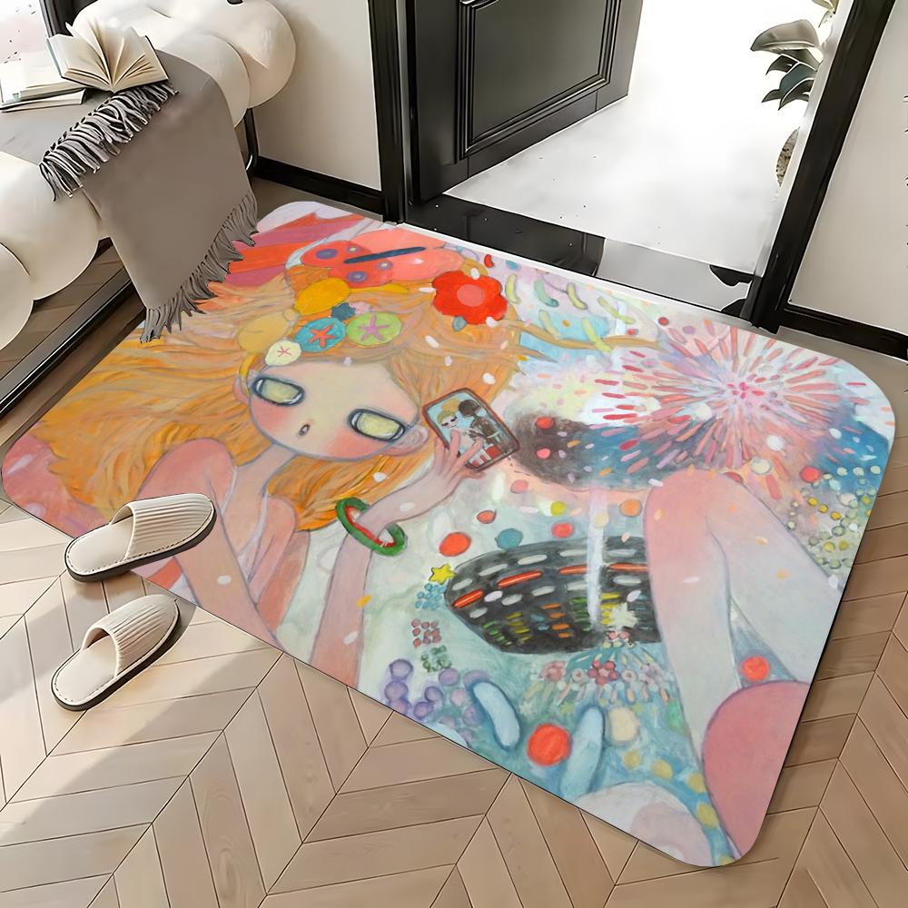 Aya T-Takano Artwork Floor Mat - Aya Home Textiles ulasan dan harga