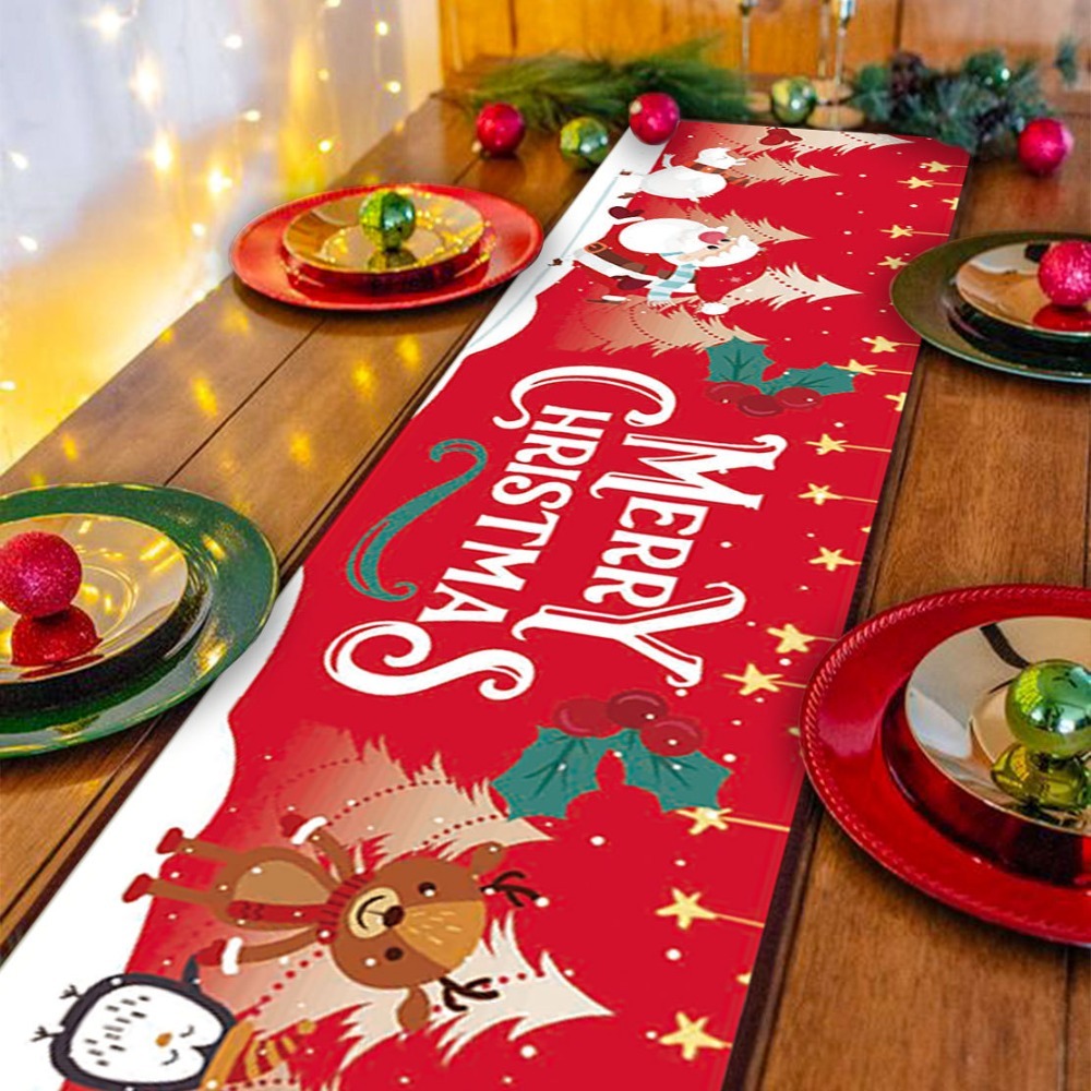 Christmas Themed Table Runner  - Home Textiles Designer ulasan dan harga