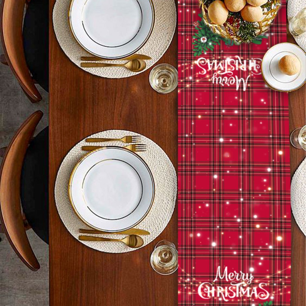 Christmas Themed Table Runner  - Home Textiles Designer ulasan dan harga