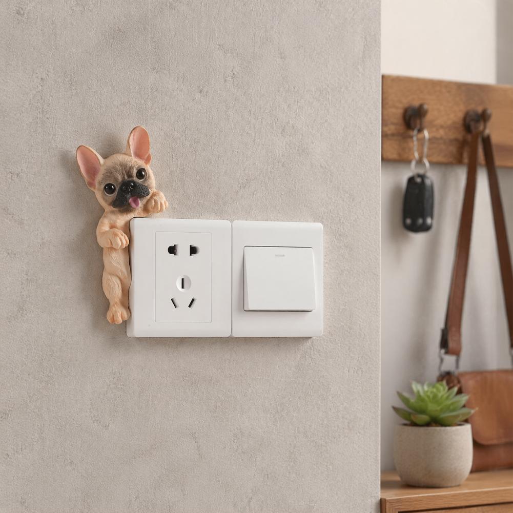 3D French Bulldog Resin Light  - Home Textiles France ulasan dan harga