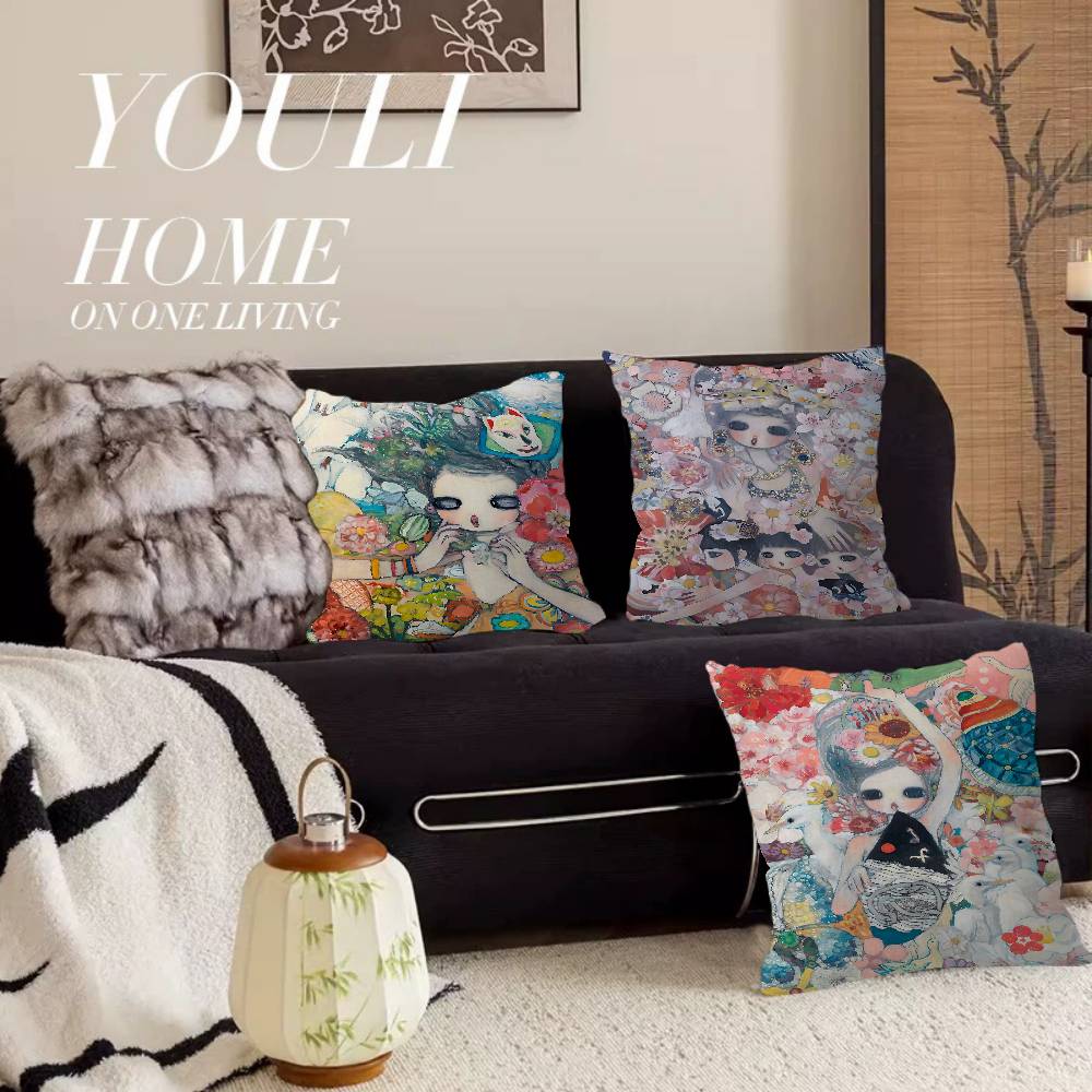 Aya Takano Cartoon pillow cove - Aya Home Textiles ulasan dan harga
