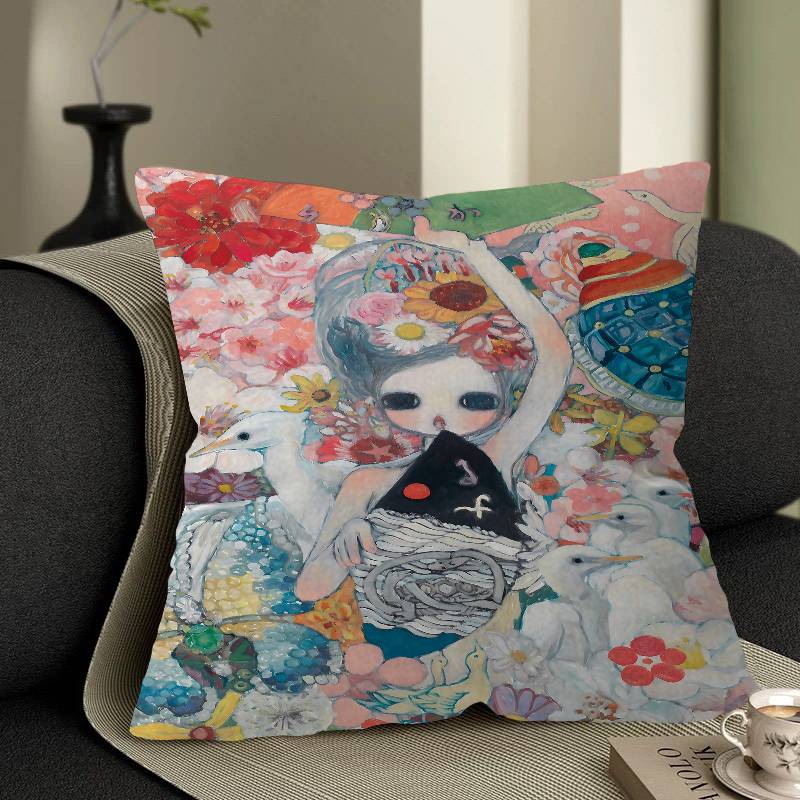 Aya Takano Cartoon pillow cove - Aya Home Textiles ulasan dan harga