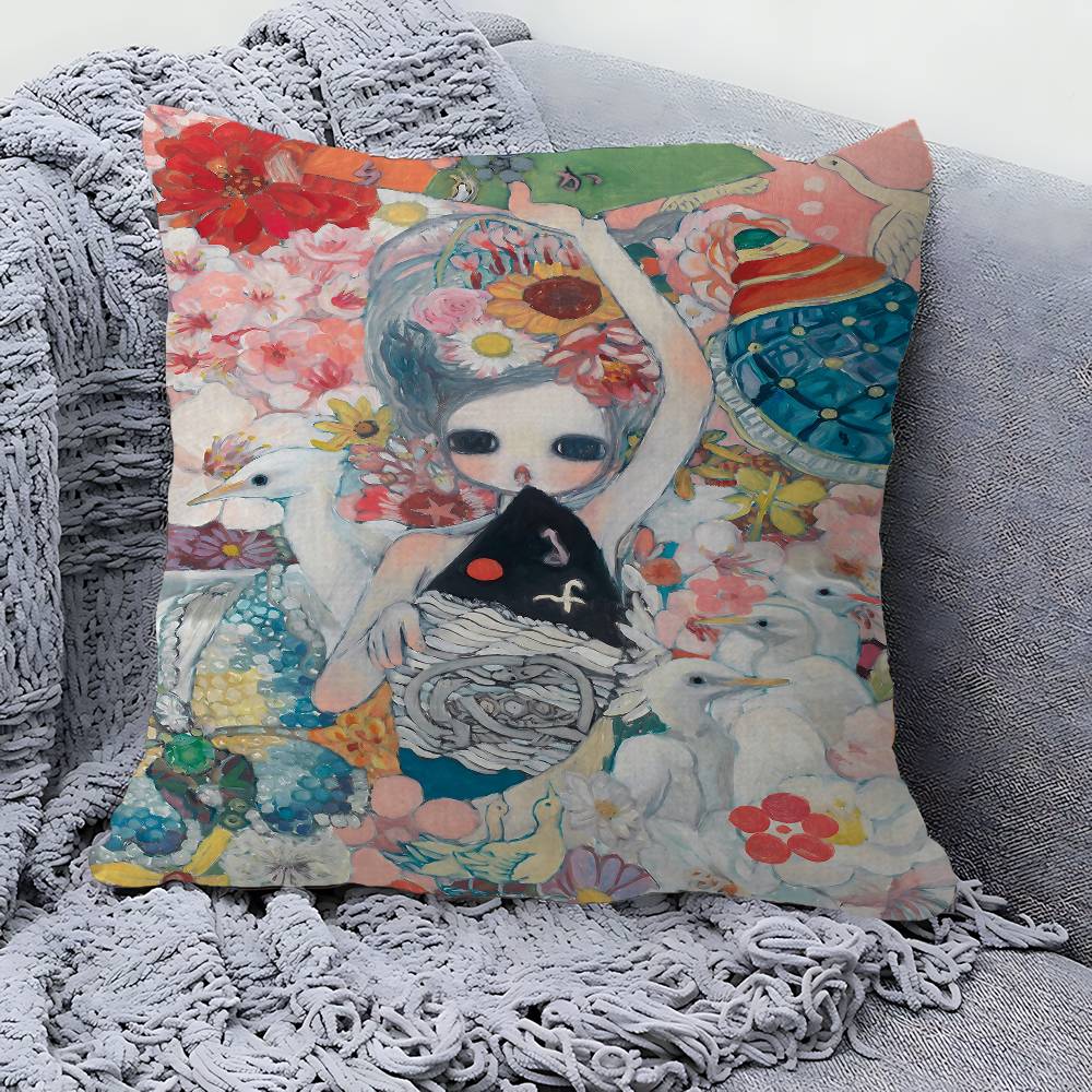 Aya Takano Cartoon pillow cove - Aya Home Textiles ulasan dan harga