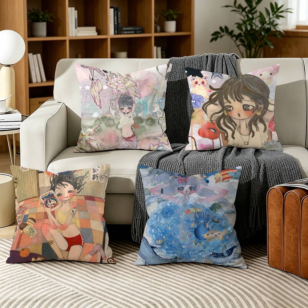 A-Aya T-Takano Art Pillow Case - Aya Home Textiles ulasan dan harga