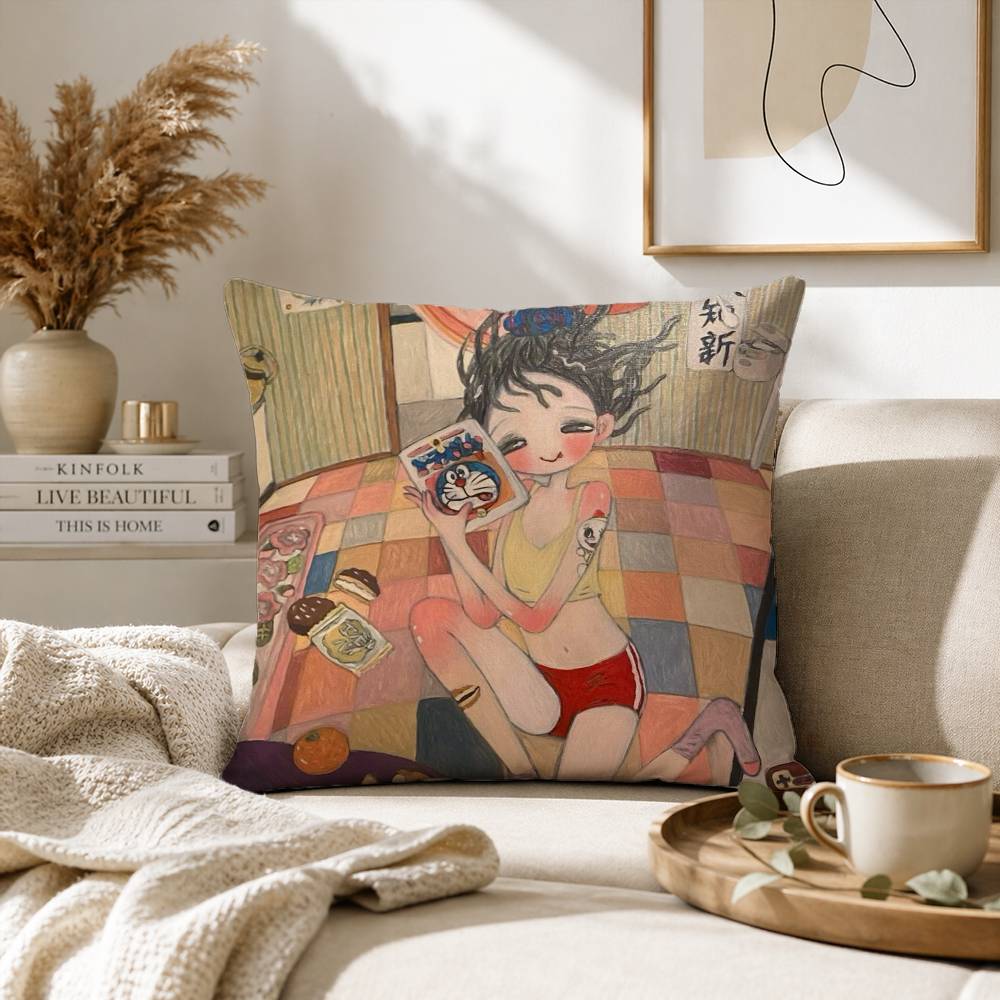 A-Aya T-Takano Art Pillow Case - Aya Home Textiles ulasan dan harga