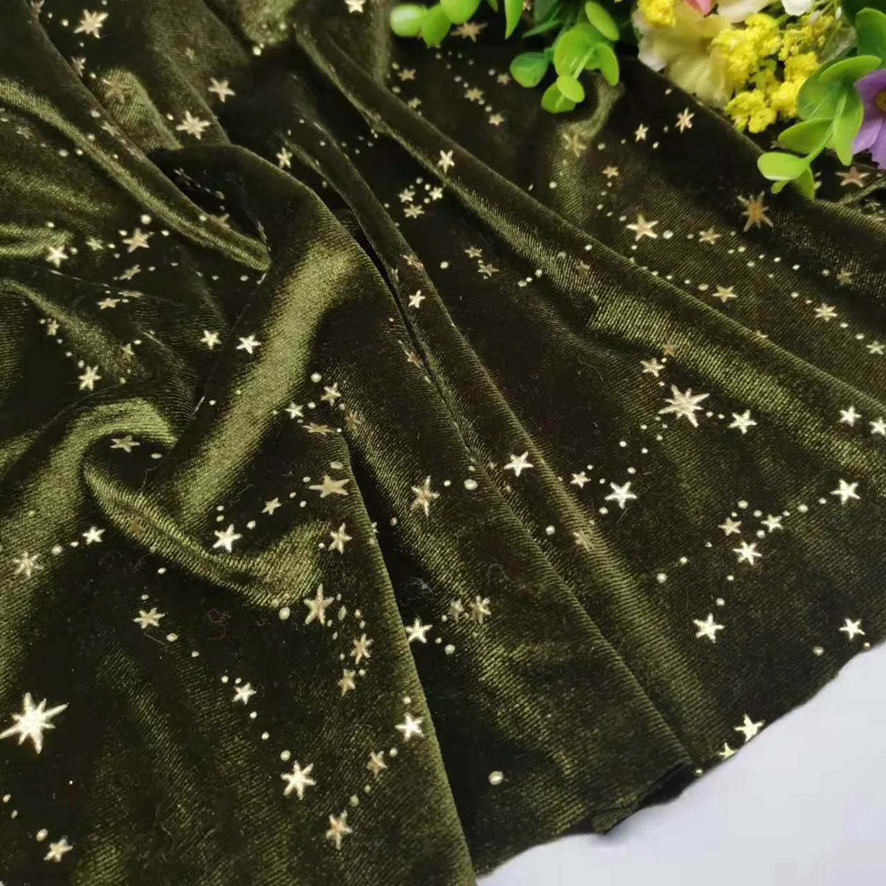 Velvet Fabric for Dress Gorgeo - Home Textiles Luxury ulasan dan harga