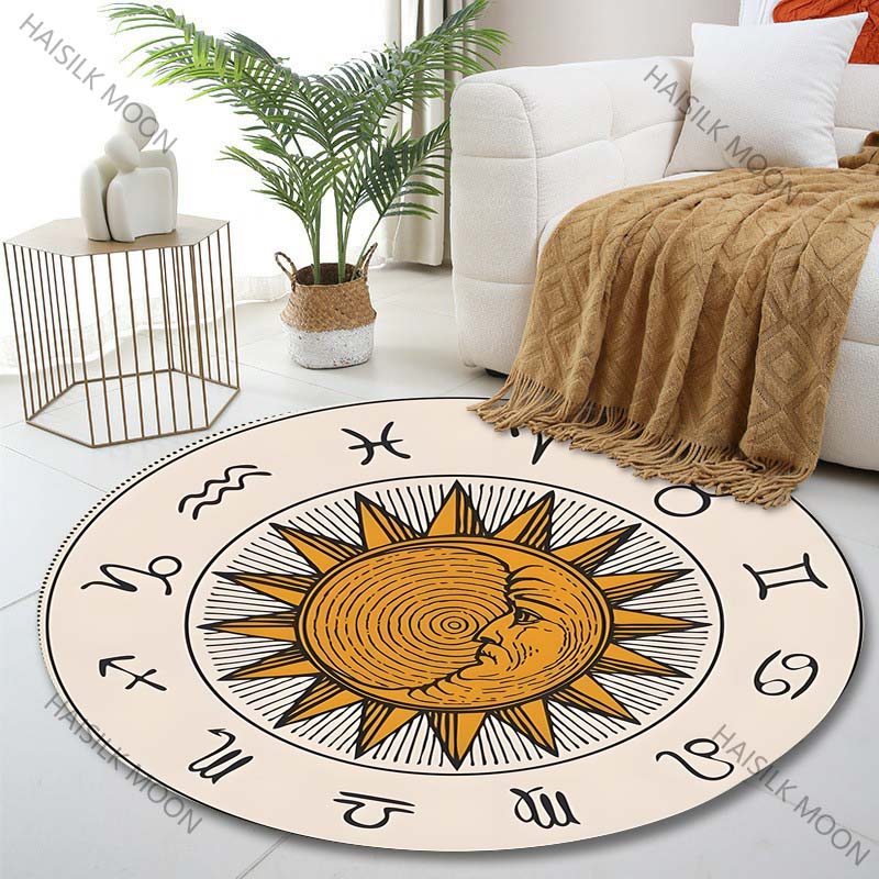 1PC Zodiac signs around sun im - Home Textiles Images ulasan dan harga