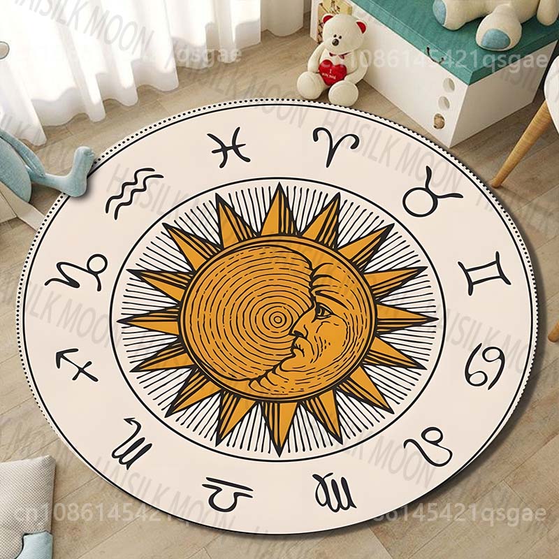 1PC Zodiac signs around sun im - Home Textiles Images ulasan dan harga