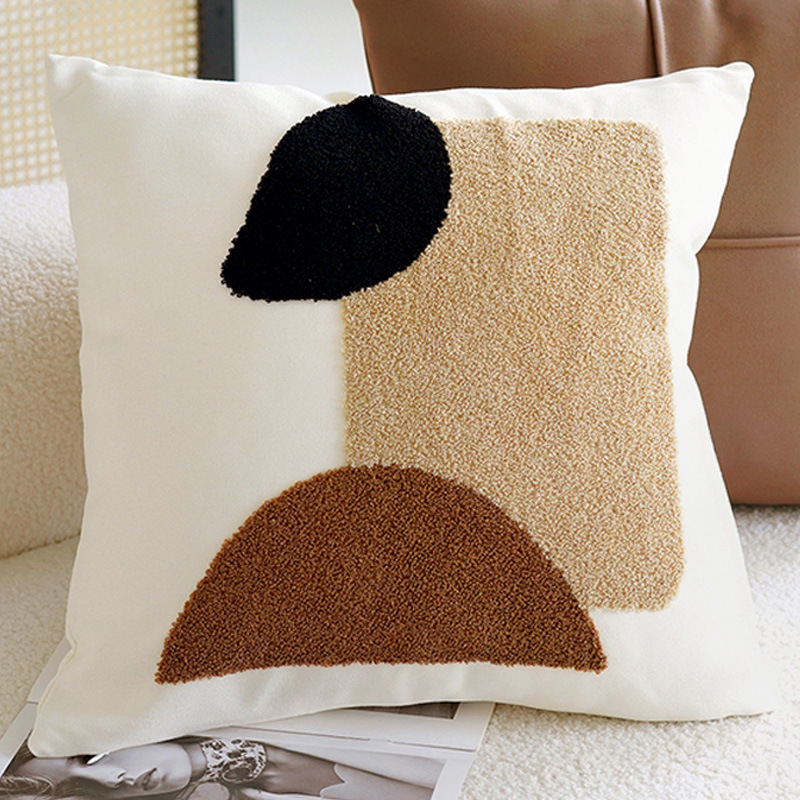 45x45CM Brown Vintage Nordic T - Home Textiles Luxury ulasan dan harga