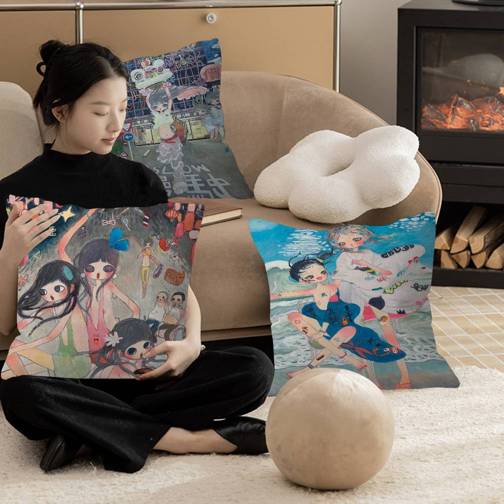 Aya Takano Cartoon Artwork Ani - Aya Home Textiles ulasan dan harga