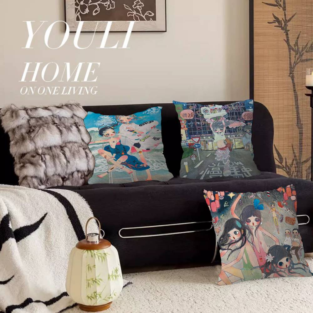 Aya Takano Cartoon Artwork Ani - Aya Home Textiles ulasan dan harga