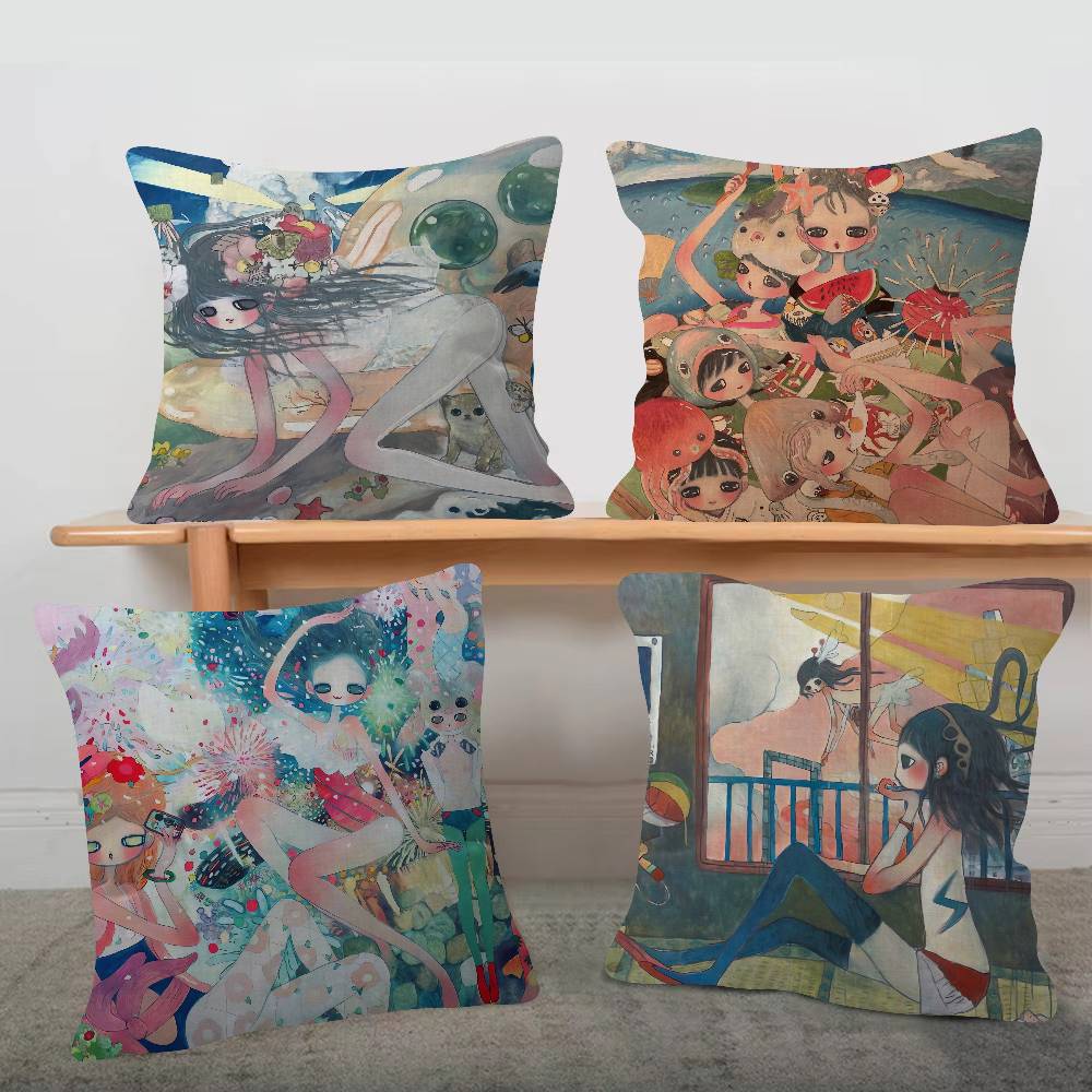 Artist Aya Takano Pillow Case  - Aya Home Textiles ulasan dan harga