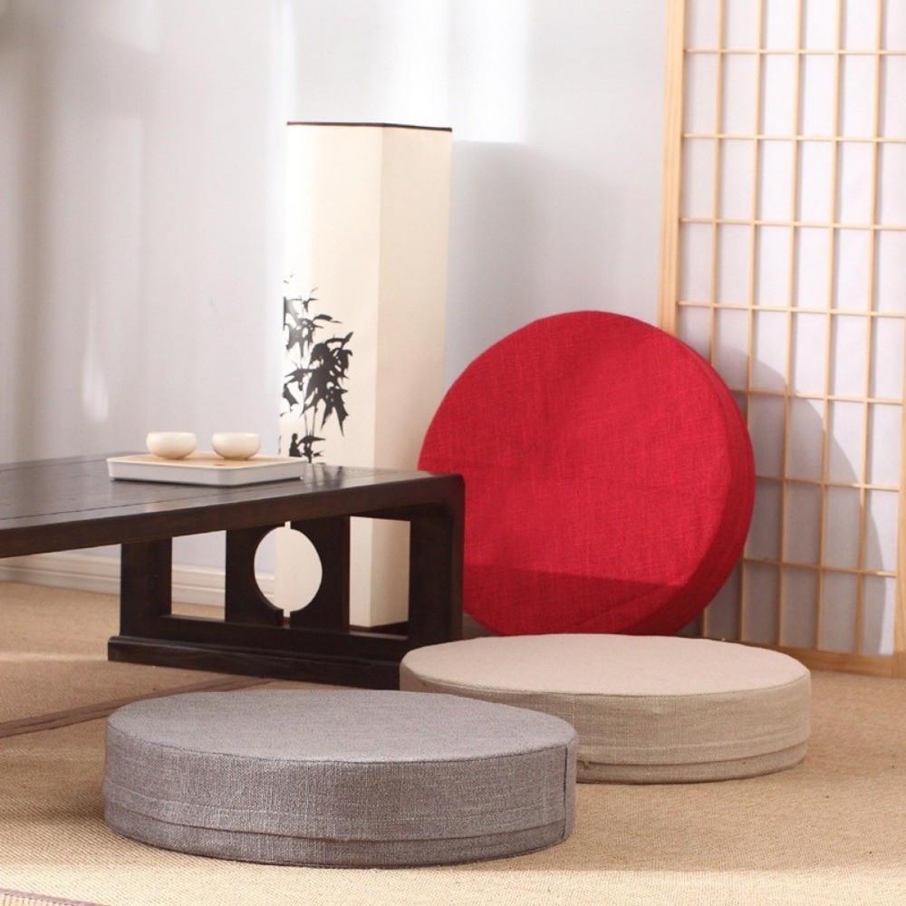 New 40x6cm Tatami Meditation C - Floor Cushion Pouf ulasan dan harga