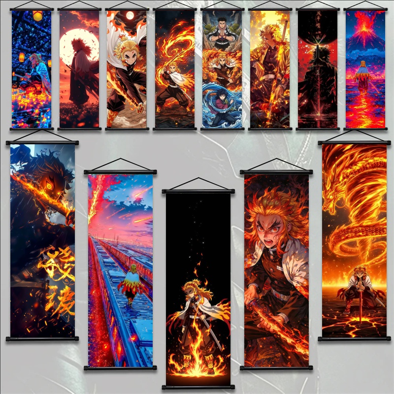 Demon Slayer Kyojuro Rengoku H - Home And Textiles ulasan dan harga