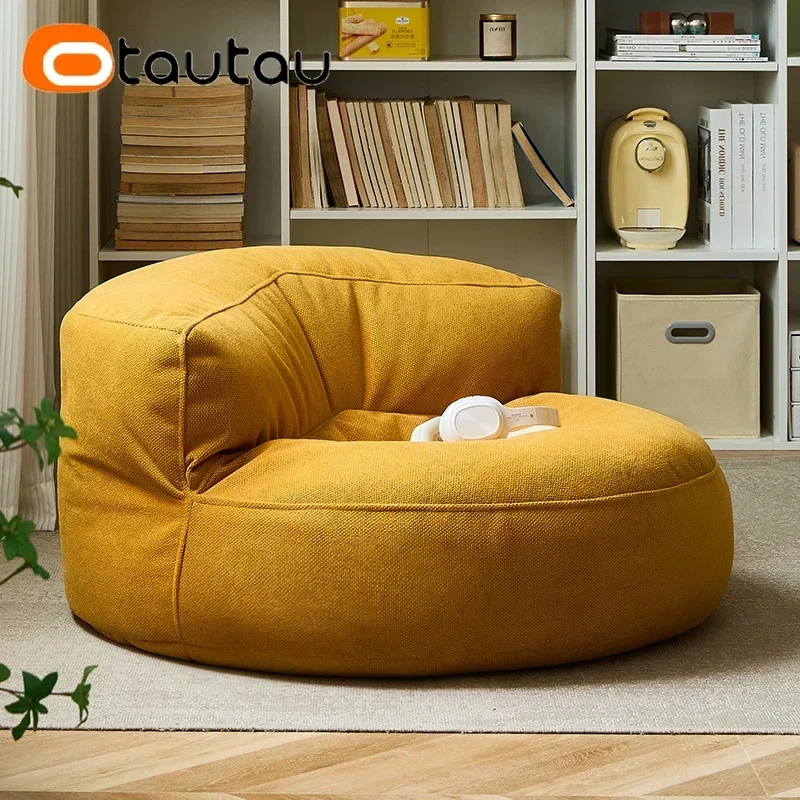 OTAUTAU Filled Bean Bag with F - Floor Cushion Pouf ulasan dan harga
