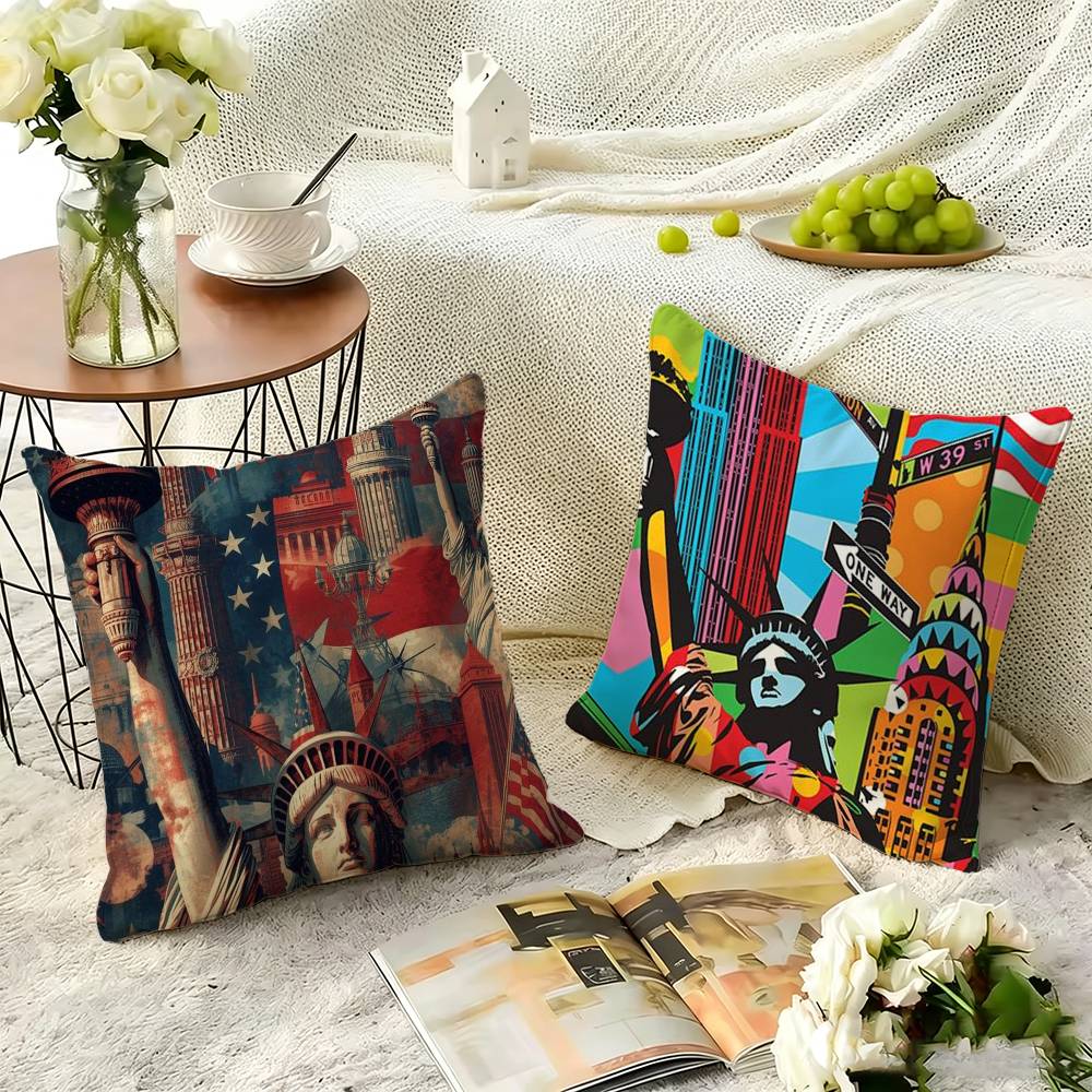 New York City Image pillow cov - Home Textiles Images ulasan dan harga