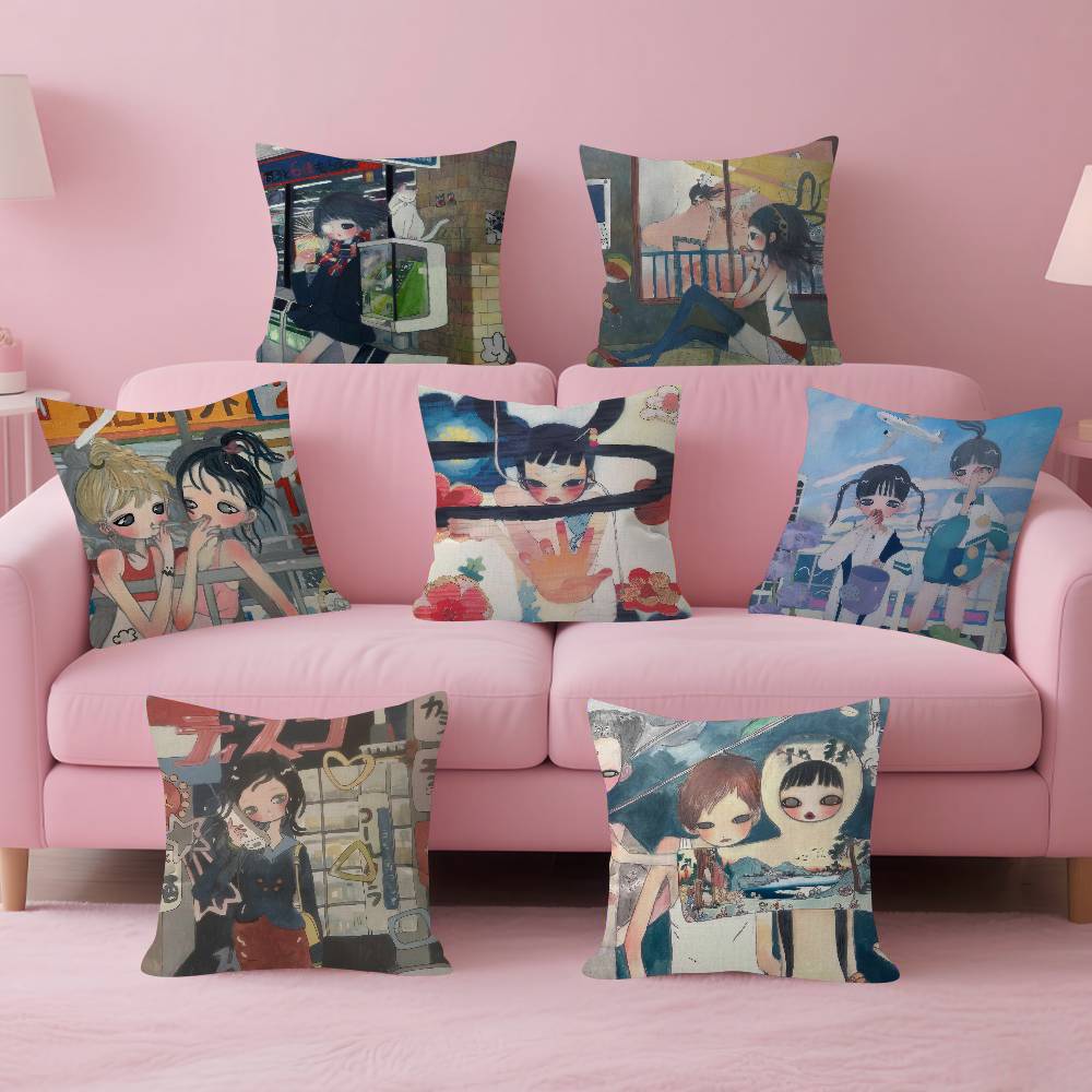 Art Aya Takano Girl  Pillow An - Aya Home Textiles ulasan dan harga