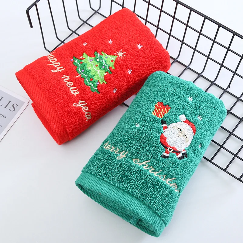Christmas Towel Gift Box Set T - Home Textiles Face Towel ulasan dan harga