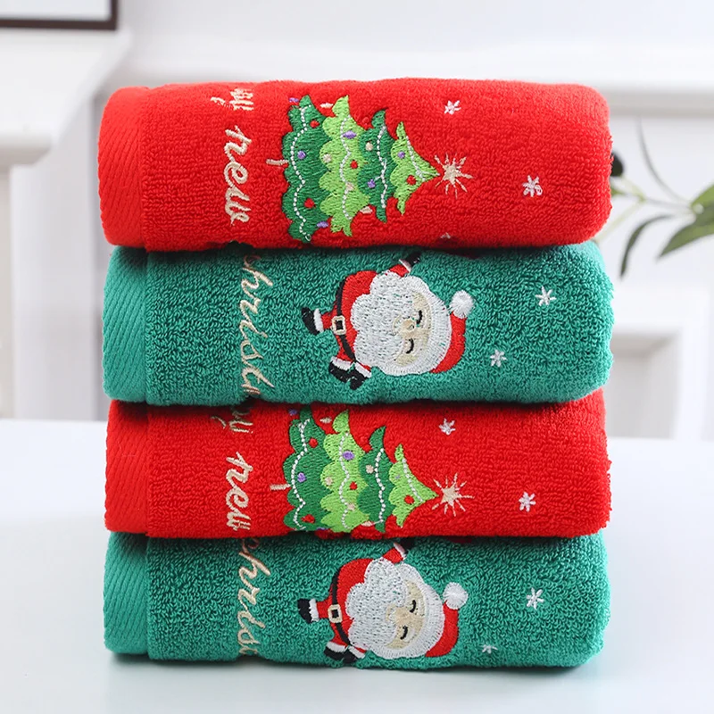 Christmas Towel Gift Box Set T - Home Textiles Face Towel ulasan dan harga