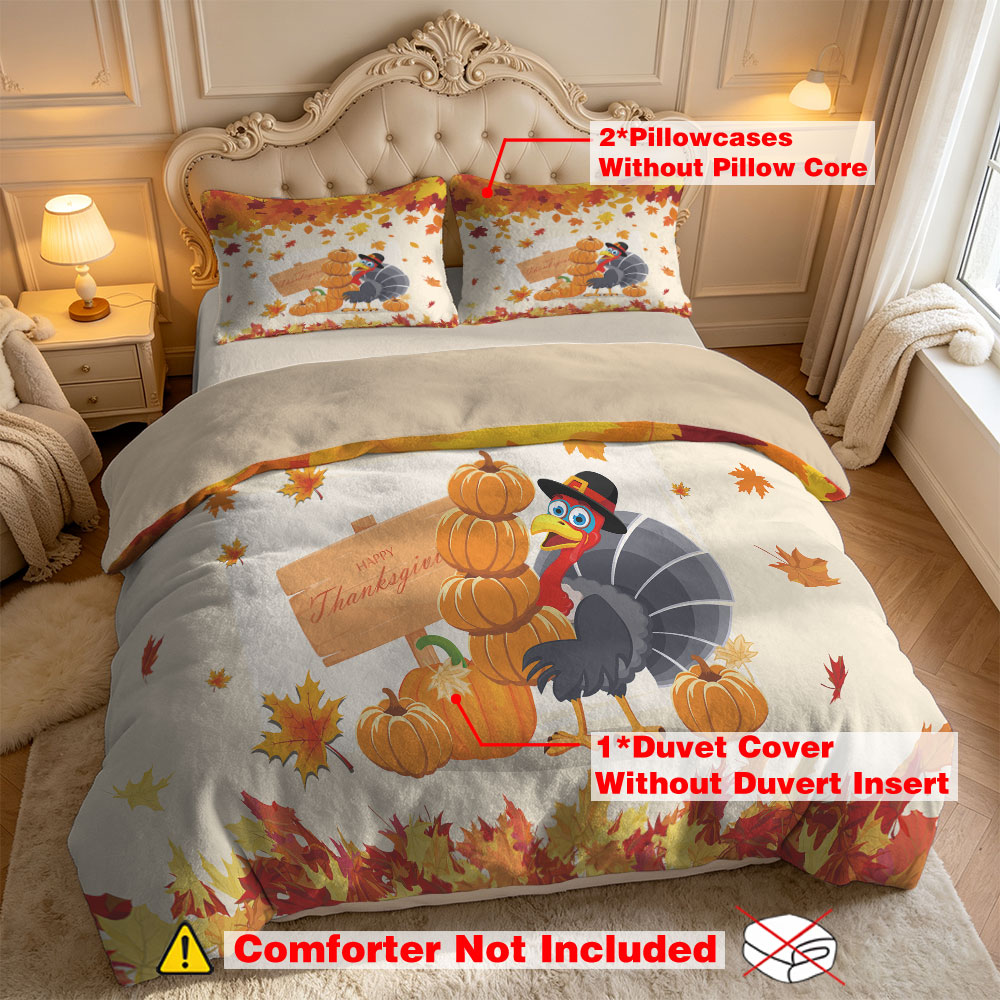 Milk Velvet 3‑Piece Bedding Se - Duvet Insert White ulasan dan harga