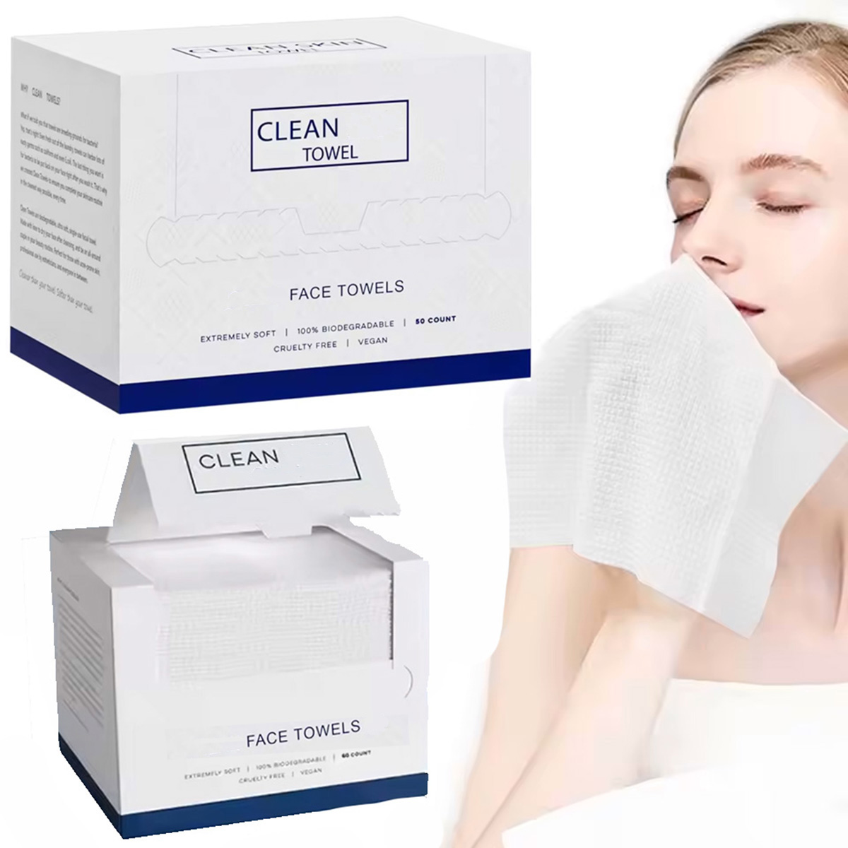 50Pcs/Box Disposable Face Towe - Home Textiles Face Towel ulasan dan harga