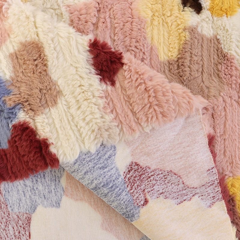 Jacquard Rabbit Fleece Brushed - Home Textiles Designer ulasan dan harga