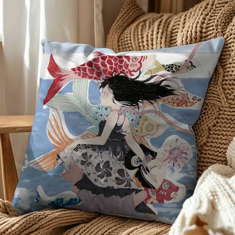 Aya Takano Art Double-Sided Pr - Aya Home Textiles ulasan dan harga
