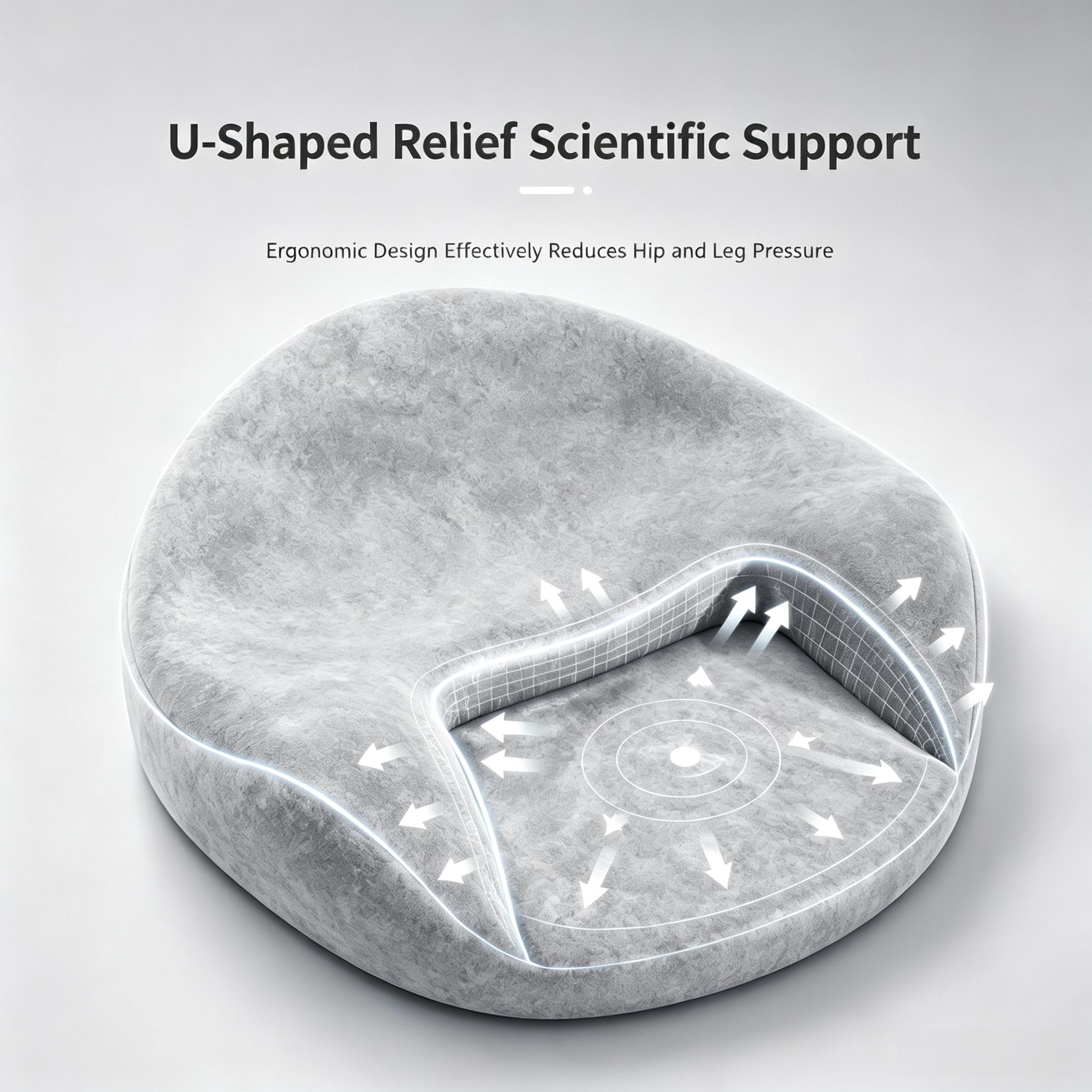 Memory Foam Meditation Cushion - Floor Cushion Pouf ulasan dan harga